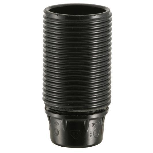 Iso-Fassung E14 schwarz mit Außengewinde Iso-Fassung E14 schwarz mit Außengewinde