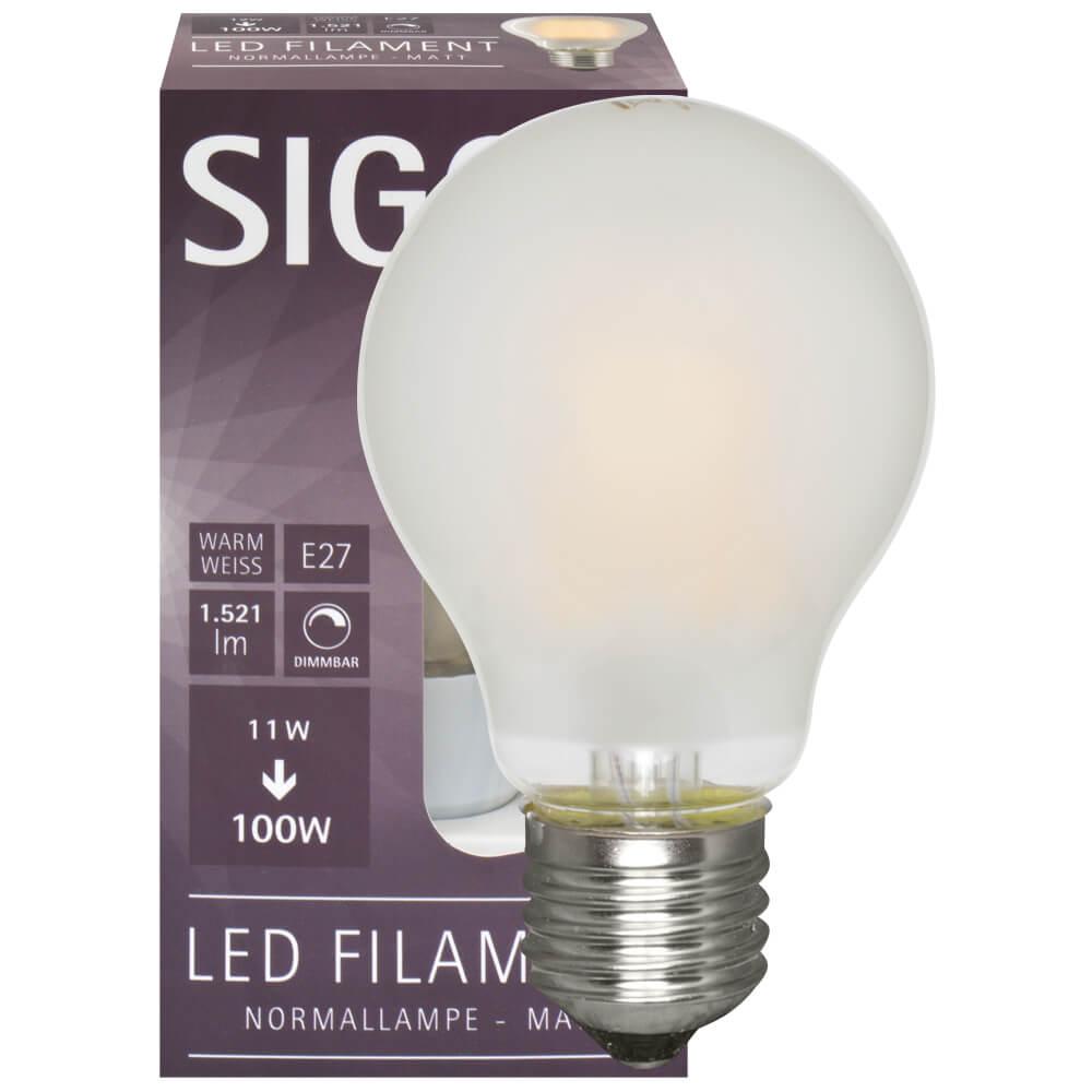 Filament-LED-Lampe AGL-Form matt E27 11,0W 1521lm Filament-LED-Lampe AGL-Form matt E27 11,0W 1521lm