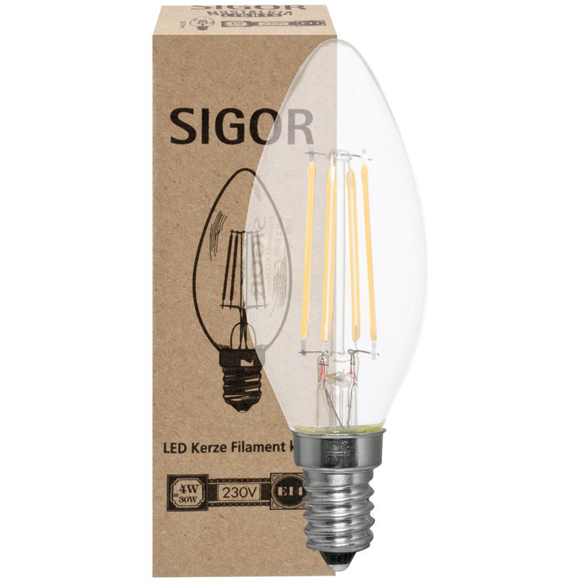 Filament-LED-Lampe Kerzen-Form klar E14/230V Filament-LED-Lampe Kerzen-Form klar E14/230V