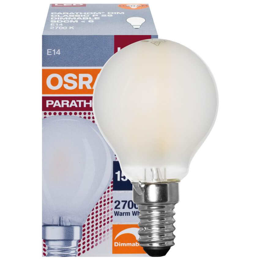 LED-Tropfenlampe PARATHOM DIM RETROFIT CLASSIC P E14/240V matt 2700K LED-Tropfenlampe PARATHOM DIM RETROFIT CLASSIC P E14/240V matt 2700K