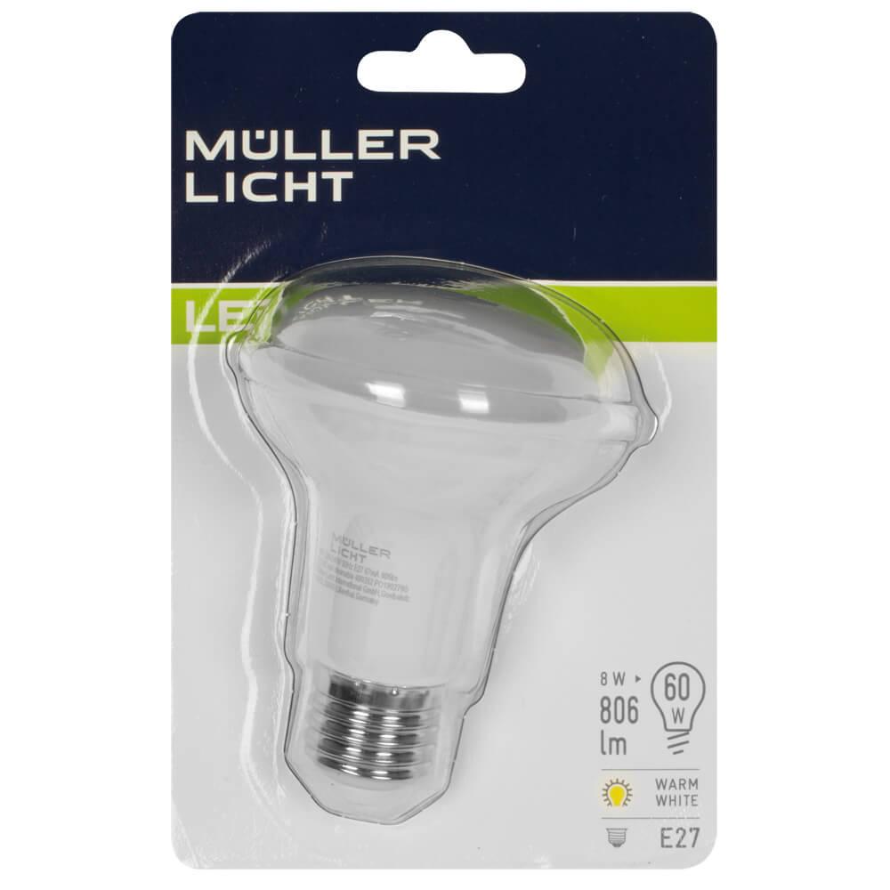 LED-Reflektorlampe E27 2700K 8,5W 806lm R63 LED-Reflektorlampe E27 2700K 8,5W 806lm R63