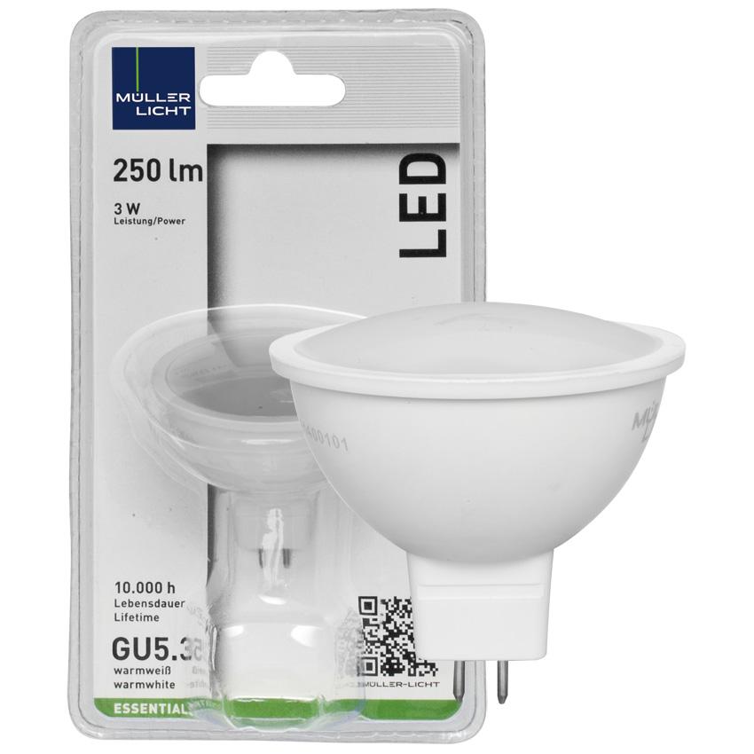 LED Reflektorlampe MR16 5,0W 2700K GU5,3 110 °