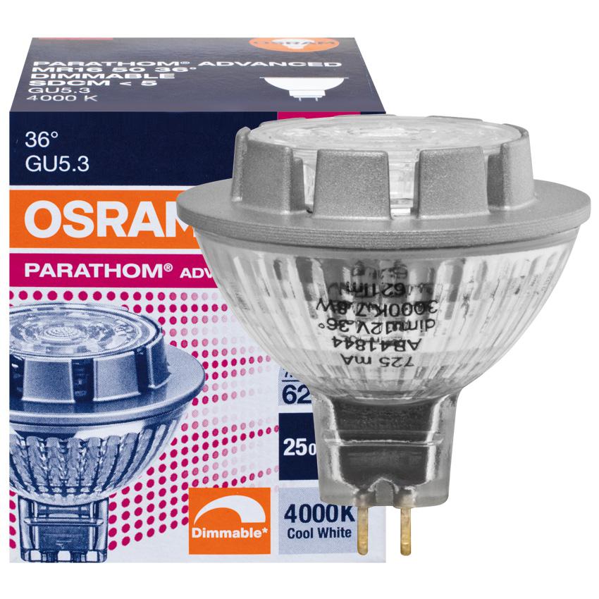 LED-Reflektorlampe, MR16 PARATHOM DIM GU5,3/12V LED-Reflektorlampe, MR16 PARATHOM DIM GU5,3/12V