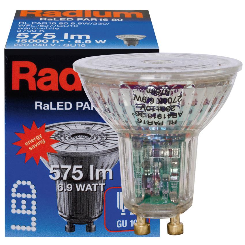 LED-Reflektorlampe GU10 2700K 6,9W 575lm 36°