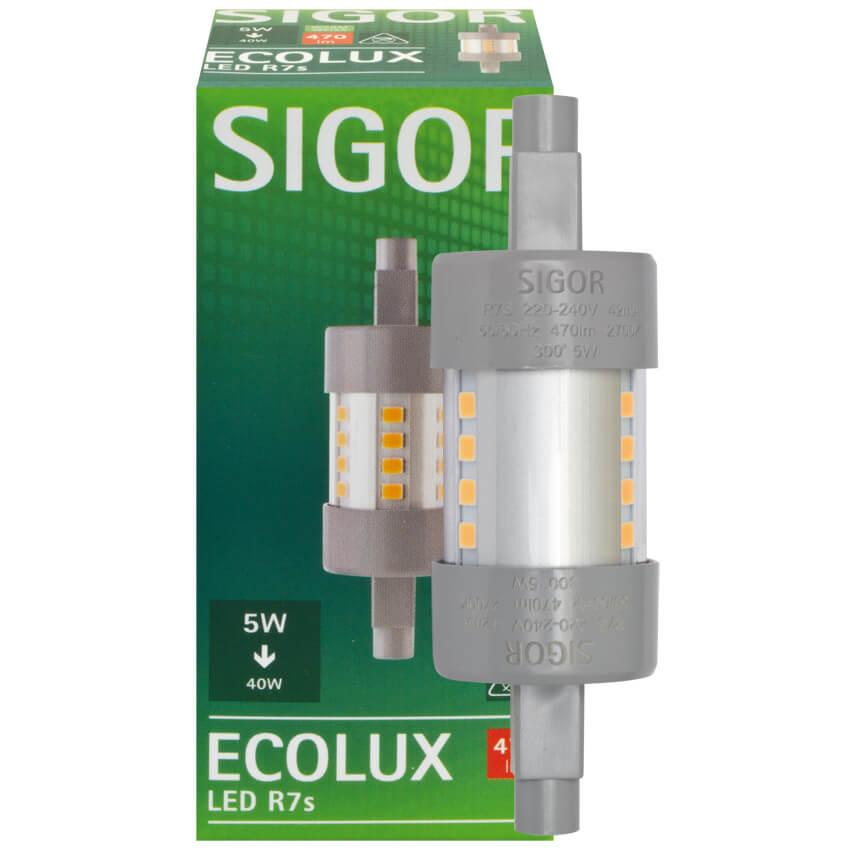 LED-Stablampe R7s 2700K 5,0W L=78mm LED-Stablampe R7s 2700K 5,0W L=78mm