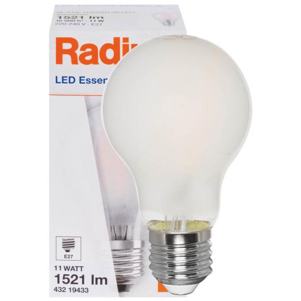 LED-Lampe RaLED ESSENCE STANDARD AGL-Form matt E27/240V