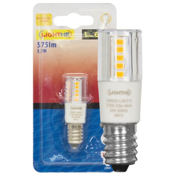 LED-Röhrenlampe klar E14/5,5W (46W) 575 lm 2700K