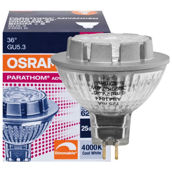 LED-Reflektorlampe, MR16 PARATHOM DIM GU5,3/12V LED-Reflektorlampe, MR16 PARATHOM DIM GU5,3/12V