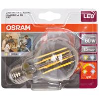 LED-Filament-Lampe PARATHOM CLASSIC A RELAX & ACTIV AGL-Form, klar E27 2700K + 4000K 