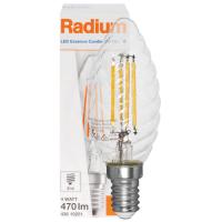 LED-Filament-Lampe LED ESSENCE CANDLE Kerzen-Form E14 2700K gedreht, klar