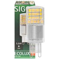 LED-Stiftsockellampe ECOLUX G9/240V/3,5W (30W) 2700K 350 lm klar