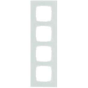 Abdeckrahmen 4-fach Glas mint/weiß SI Abdeckrahmen 4-fach Glas mint/weiß SI