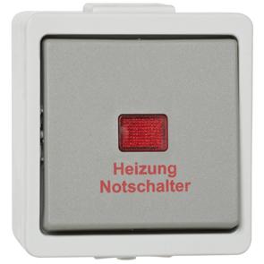 AP/FR Heizungsnotschalter 1-polig IP44 grau