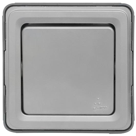 Aus/Wechsel-Schaltereinsatz IP55 grau Aus/Wechsel-Schaltereinsatz IP55 grau