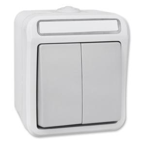 AP/FR Serien-Schalter grau/hellgrau AP/FR Serien-Schalter grau/hellgrau