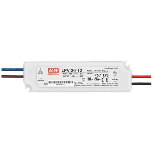 LED-Netzteil 230V 12VDC 20W elektronisch