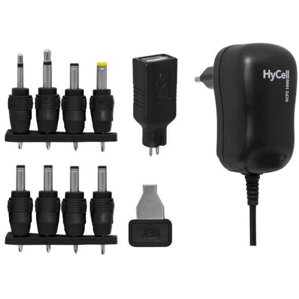 Universal-Steckernetzteil, primär 100-240V, max. 1000mA/12W Universal-Steckernetzteil, primär 100-240V, max. 1000mA/12W