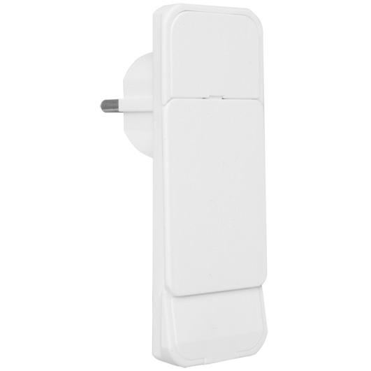 Schuko-Stecker Flachstecker Smartplug weiß