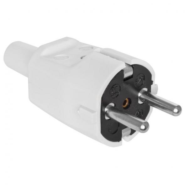 Schutzkontaktstecker grau Schutzkontaktstecker grau