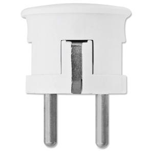 Schuko-Winkelstecker weiß Schuko-Winkelstecker weiß