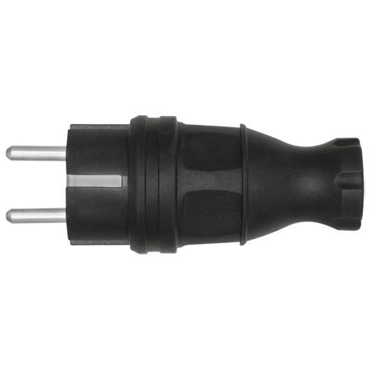 Elastomer-Stecker schwarz