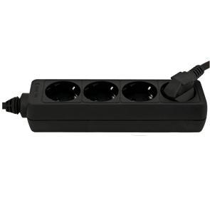 Tischsteckdose 4-fach 1,5m schwarz Tischsteckdose 4-fach 1,5m schwarz