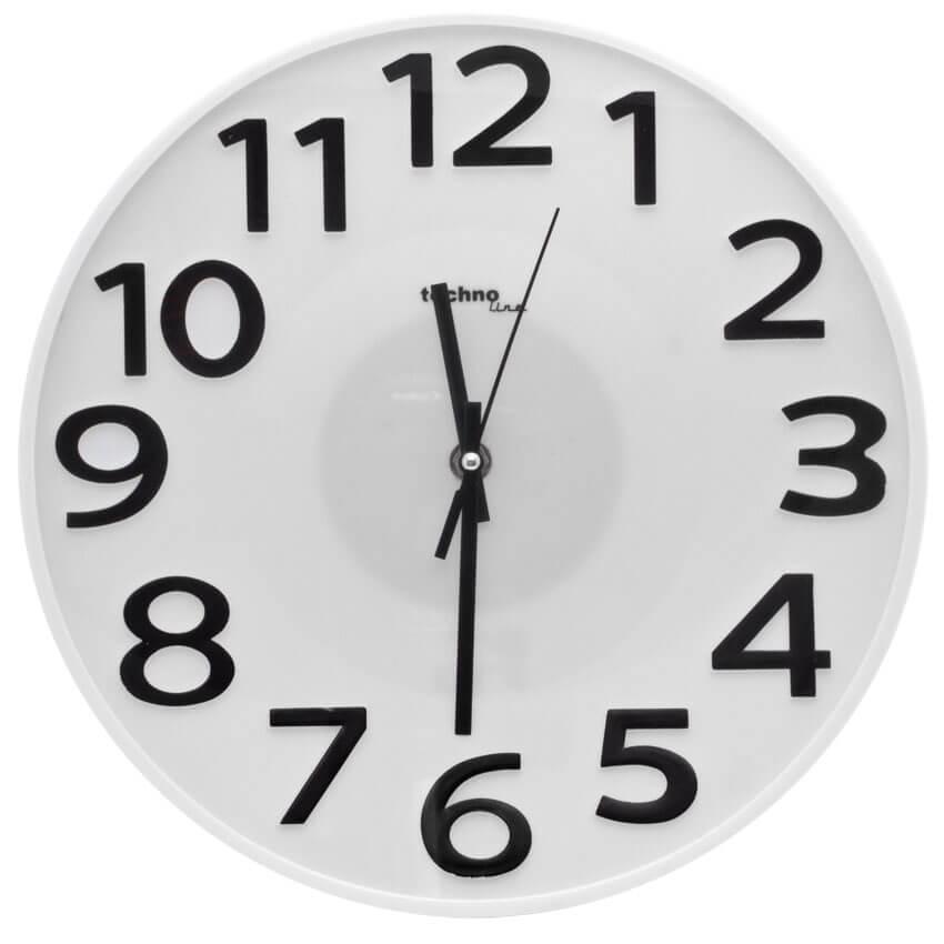 Wanduhr mit Quarzuhrwerk,Ø 300,WT 4100 Wanduhr mit Quarzuhrwerk,Ø 300,WT 4100
