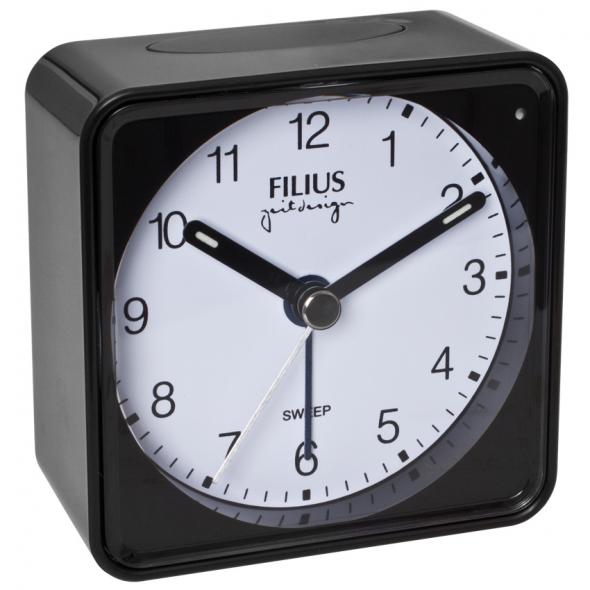 Wecker mit Quarzuhrwerk 0526 schwarz Wecker mit Quarzuhrwerk 0526 schwarz