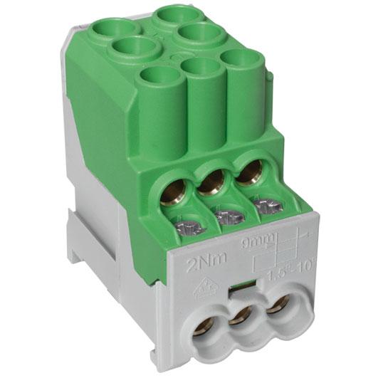 Unterverteilerblock grün Unterverteilerblock grün