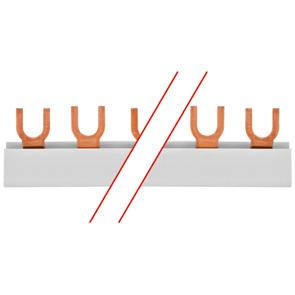 Phasenschiene 10² Gabelausführung 6 x 2