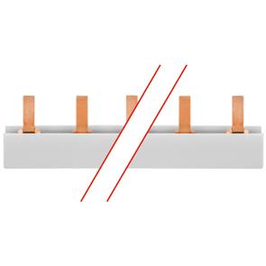 Phasenschiene 10² Stiftausführung 6 x 2