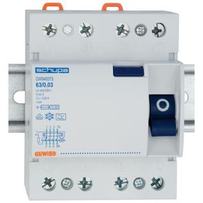 FI-Schutzschalter, 63A, 4-polig, 0,3