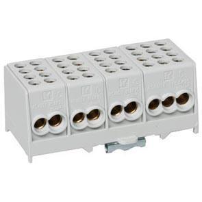 Hauptleitungsabzweigklemme 25mm² HLAK 25 4/10 grau M2 Hauptleitungsabzweigklemme 25mm² HLAK 25 4/10 grau M2