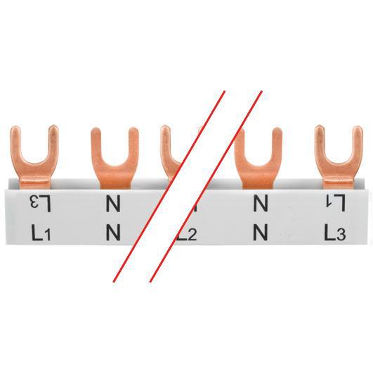 Phasenschiene 4-polig 1000 mm für 27 x 2 Phasenschiene 4-polig 1000 mm für 27 x 2