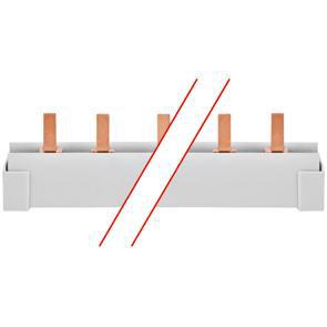 Steg-Phasenschiene 16² Stiftausführung für 12 LS-Schalter