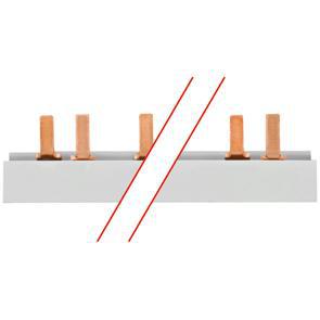 Steg-Phasenschiene 16² Stiftausführung für 57 LS-Schalter