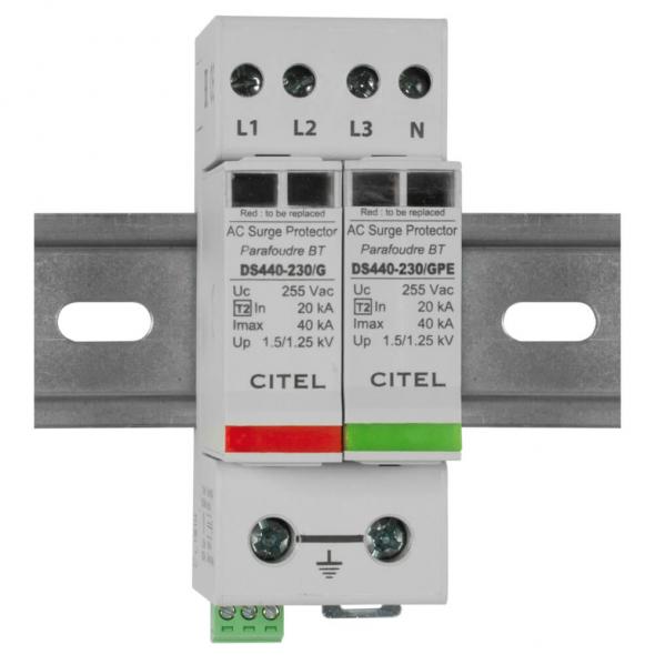 Kombi-Ableiter DS440-230/G Typ2 HS 3-polig+N