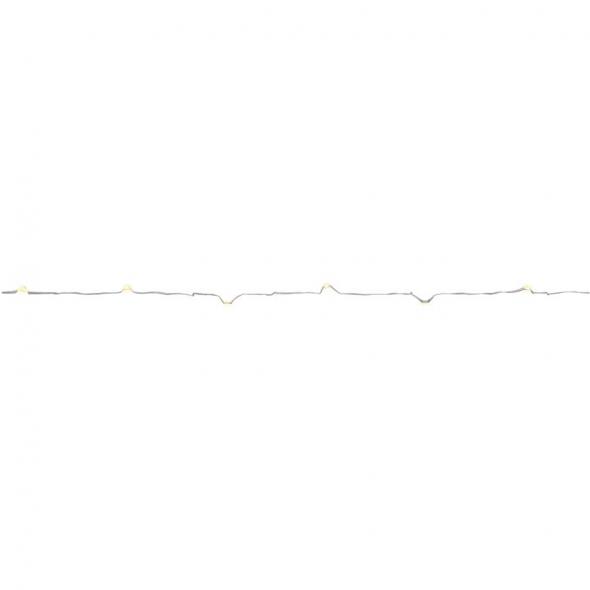 LED-Minilichterkette Draht mit Tropfen 40 flammig LED-Minilichterkette Draht mit Tropfen 40 flammig