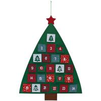 Adventskalender Filzbaum mit 24 Täschchen