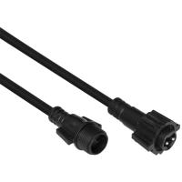 Verlängerungskabel schwarz 230V
