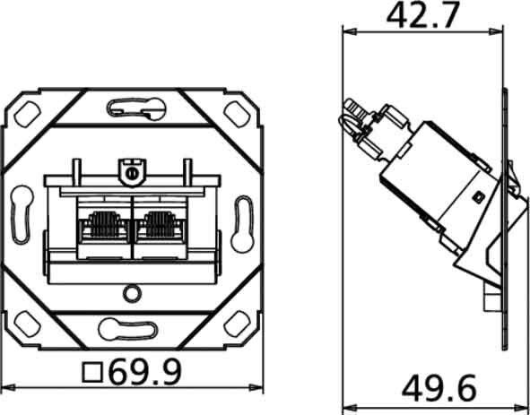 BTR 130B11D21200-E C6Amodul 8/8(8) 180° Modul UP0