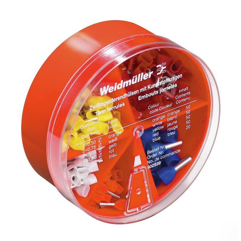 Zwillingsaderendhülsenbox ZH-BOX 0,5-2,5qmm Zwillingsaderendhülsenbox ZH-BOX 0,5-2,5qmm