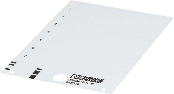 Einrastschild US-EMP (27X18) YE Einrastschild US-EMP (27X18) YE