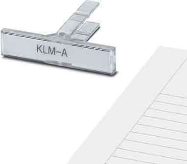 Einsteckstreifen ES/KLM-A Einsteckstreifen ES/KLM-A