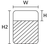Etiketten TAG3TD3-896-WHCL