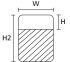Etiketten TAG3TD3-896-WHCL