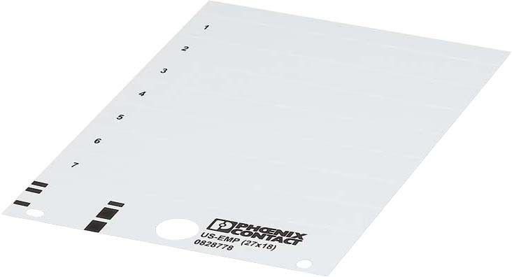 Einrastschild US-EMP (27X18) SR