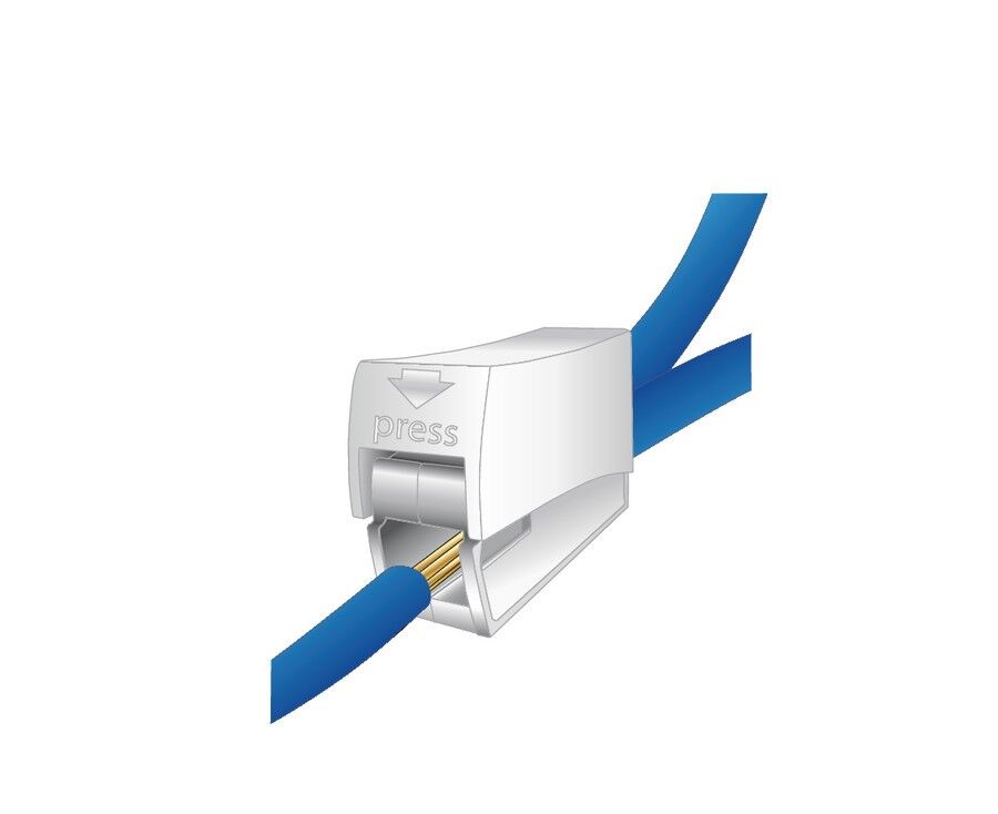 Steckklemme HECL-2/1-PA-WH-100ST