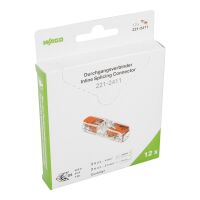 Durchgangsverbinder +Hebel 221-2411/995-012