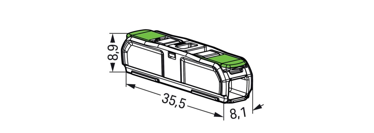 Durchgangsverbinder 221-2421